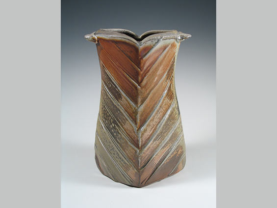 Vase, with Hasp Cut Sides,