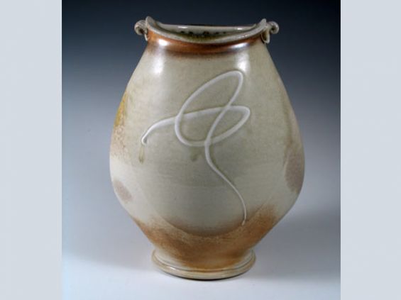 Oval Vase&nbsp; \"Dancing in Winter\"